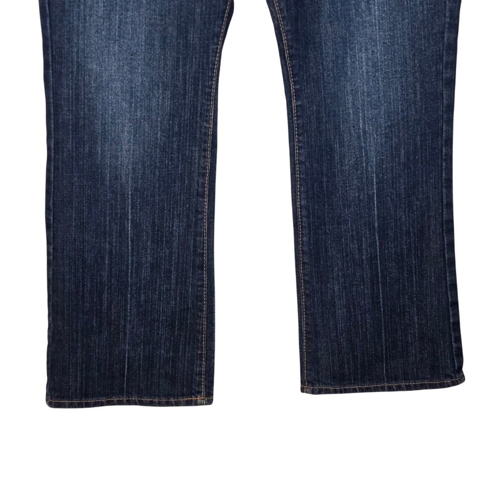 Old Navy The Diva Flare Jeans Size 12 Stretch Boho Retro Y2K Dark Wash Pristine - Picture 5 of 7